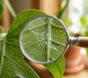 Houseplant leaf pest damage insect 360x320